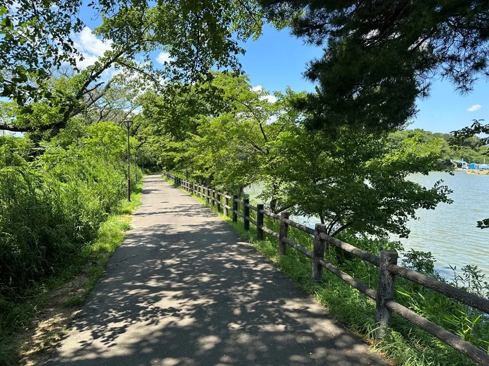 五百淵公園まで徒歩2分（安全な地下道）