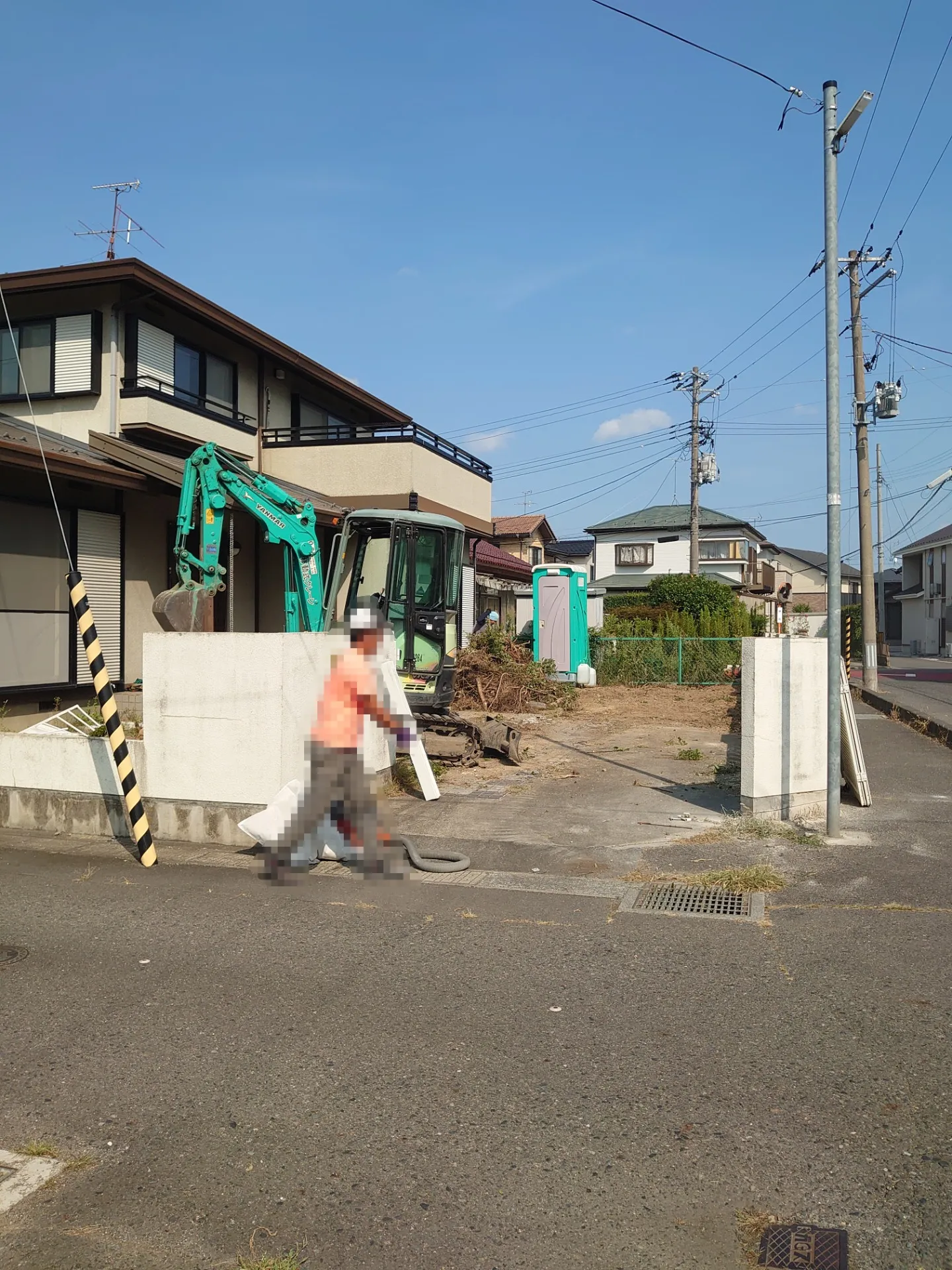 【現場レポート】郡山市静町の角地物件｜駐車場拡張工事がスタートしました