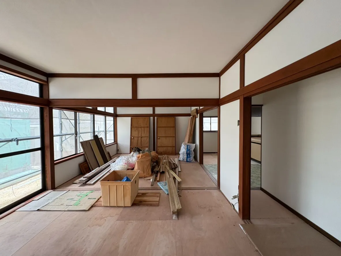  工事進捗レポート：須賀川市森宿安積田②のリフォーム物件