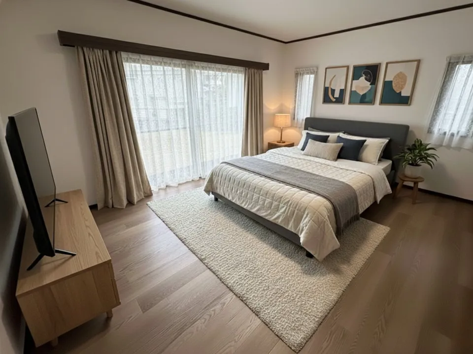 【郡山市富久山町久保田】ホームステージング写真で見る、光あふれるリフォーム住宅🌿