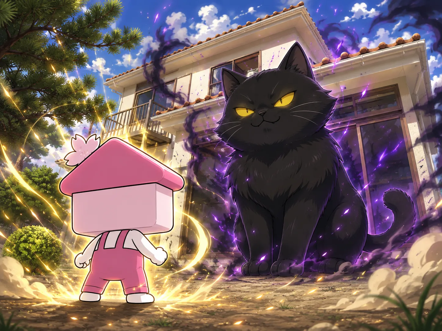 福島市森合の物件で黒猫との攻防戦が始まりました🐈‍⬛