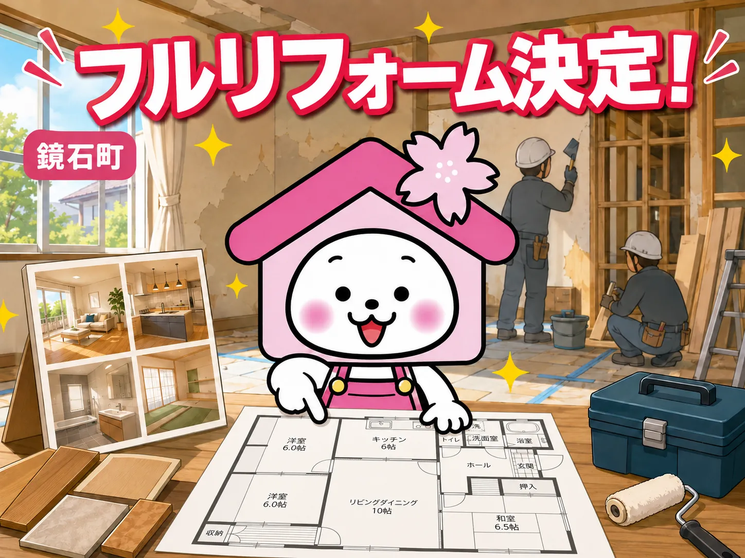 フルリフォーム決定！鏡石町の平屋